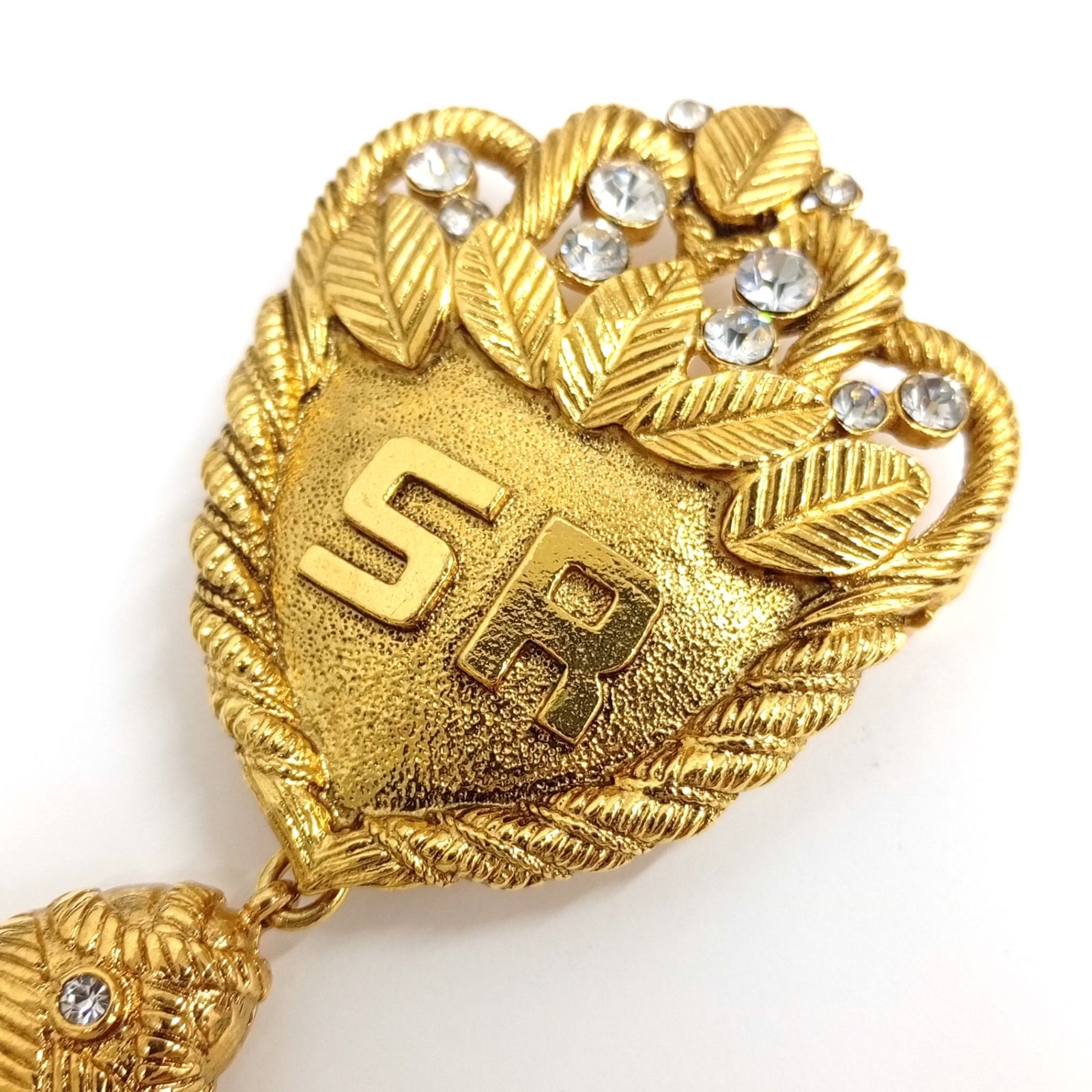 Sonia Rykiel ソニアリキエル タッセル ブローチ GP ゴールド SR JA-25196