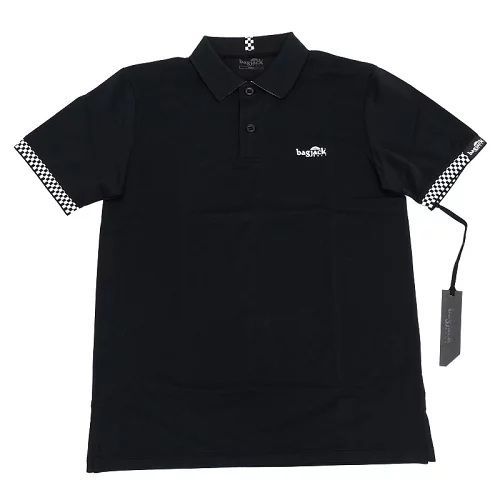 bagjack GOLF ポロシャツ サイズ S ブラック ストレッチ バッグジャック ゴルフ メンズ 5F8 G0504S JNLY04