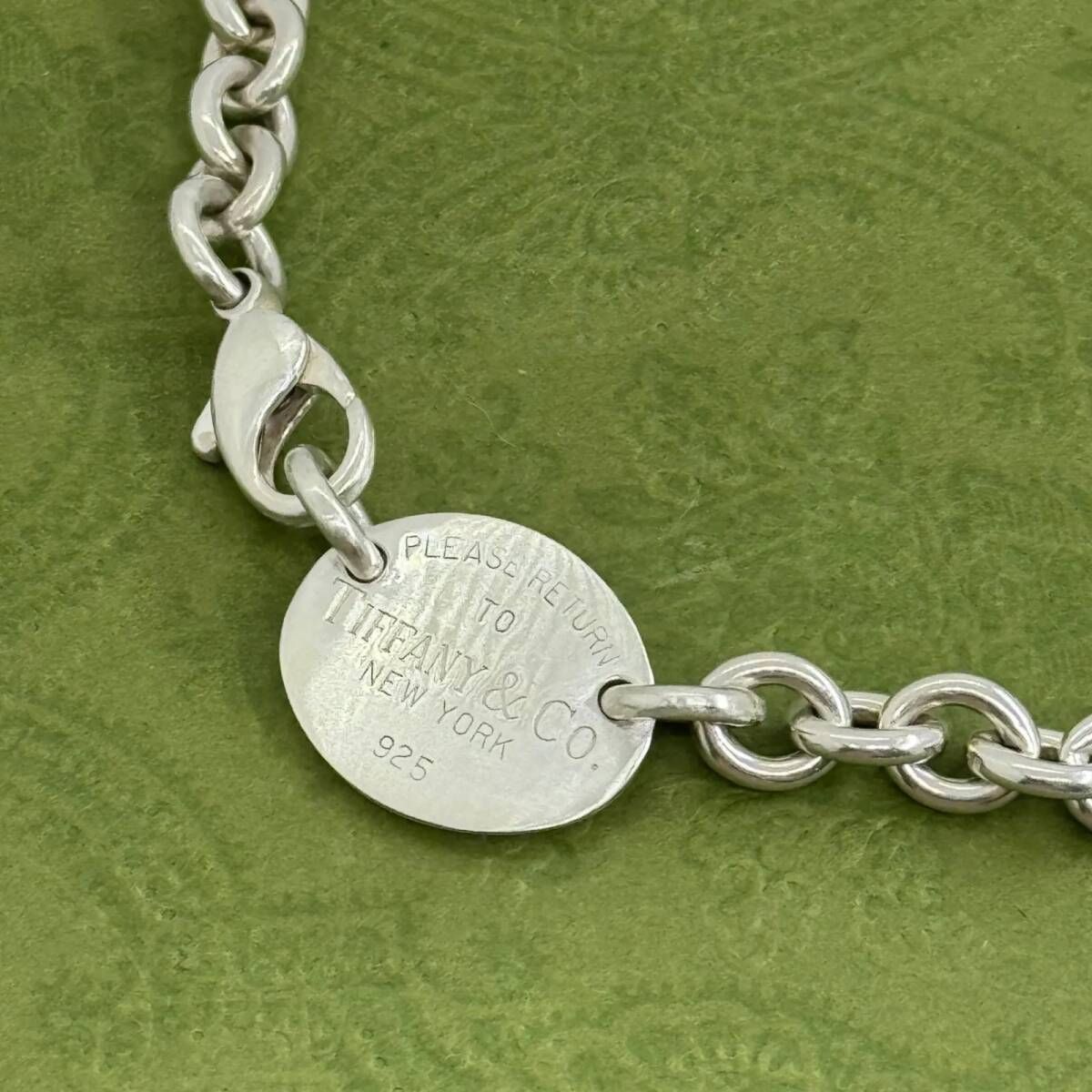 ティファニー 925 リターン トゥ オーバルタグ ネックレス 083930