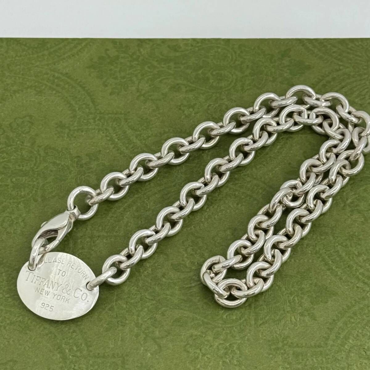 ティファニー 925 リターン トゥ オーバルタグ ネックレス 083930