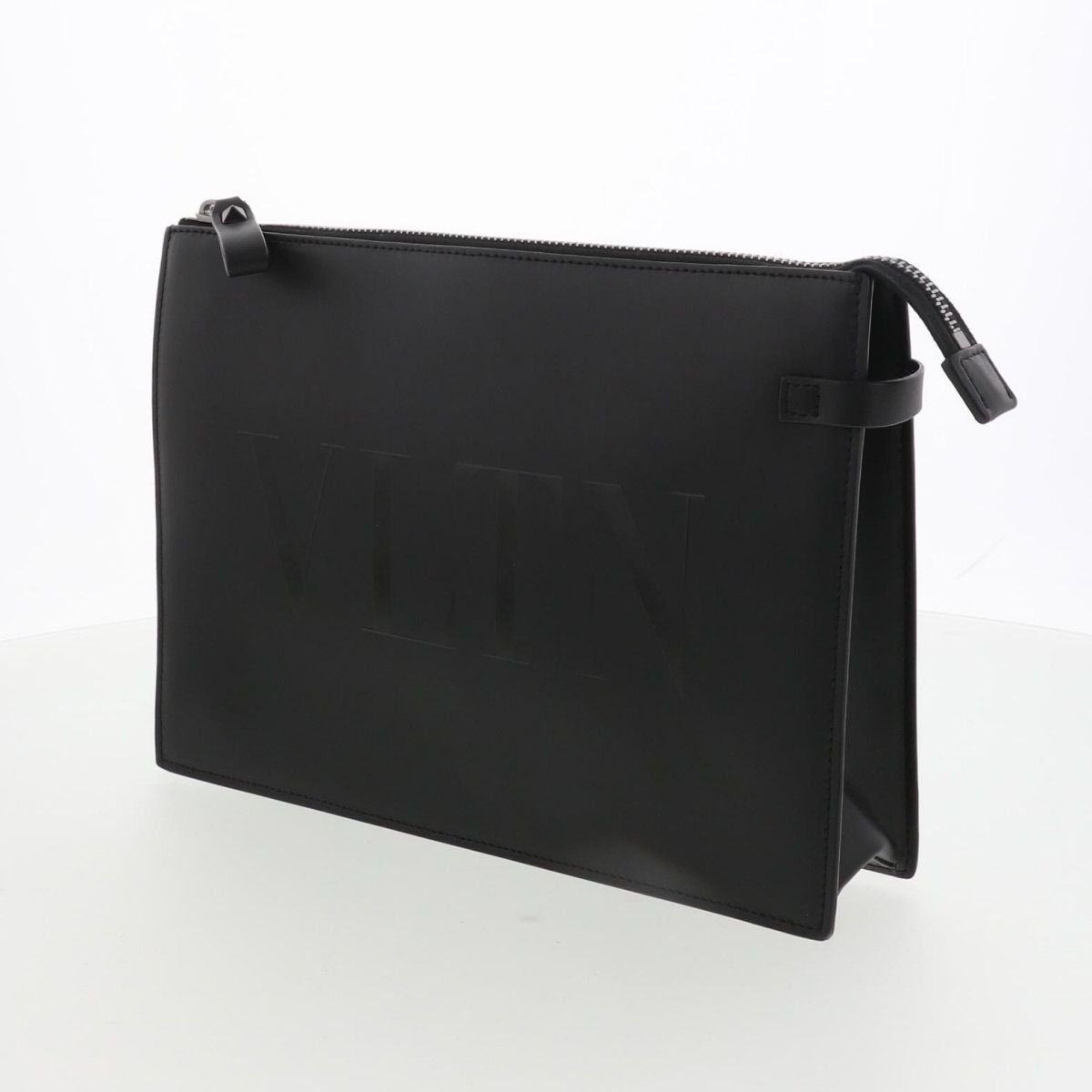 VALENTINO ヴァレンティノ クラッチバッグ レディース レザー ブラック