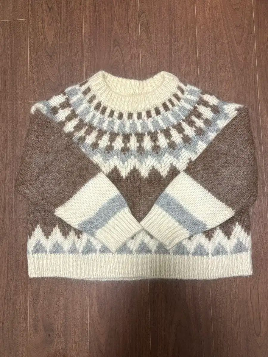 Batoner バトナー モヘア ノルディックスウェター M