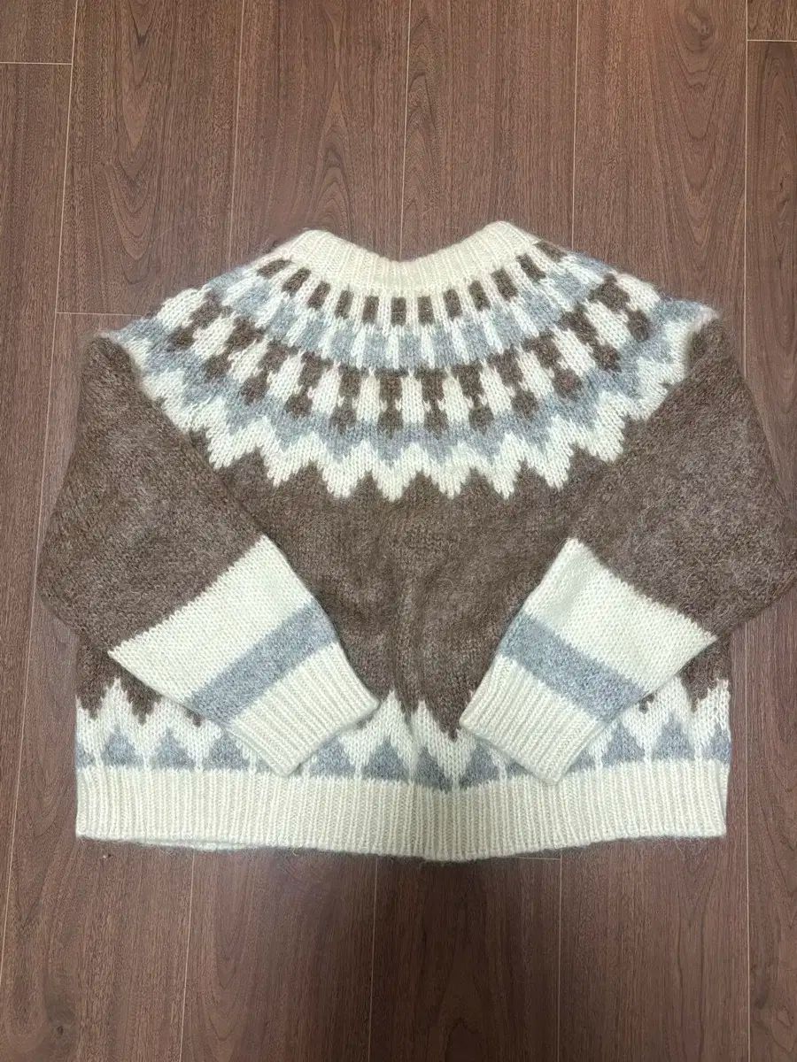  Batoner バトナー モヘア ノルディックスウェター M 長袖 ニット セーター