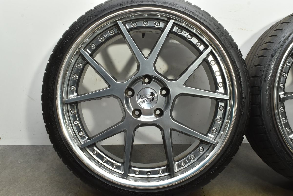  3ピース レオンハルト ジーニス シュタイン 20 in 8 5 J 43 PCD 114 3 ハンコック ベンタス S 1 evo 225 35 R クラウン カムリ 20インチ タイヤ ホイールセット