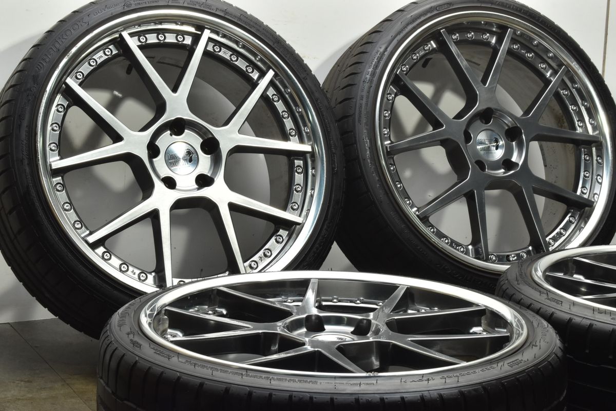 3ピース レオンハルト ジーニス シュタイン 20 in 8 5 J 43 PCD 114 3 ハンコック ベンタス S 1 evo 225 35 R クラウン カムリ