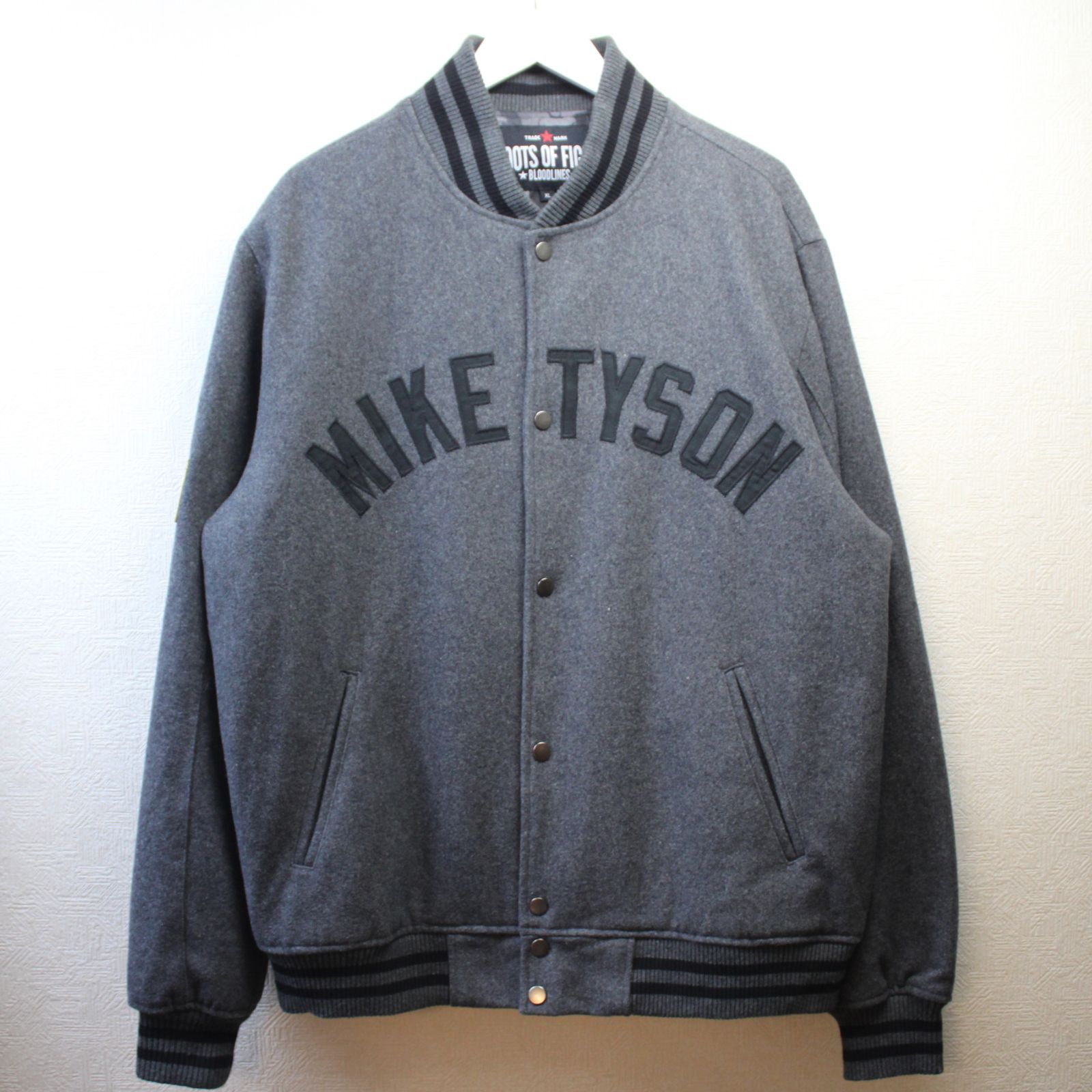 MIKE TYSON マイクタイソン スタジャン 古着 ウール アメカジ ストリート ボクシング
