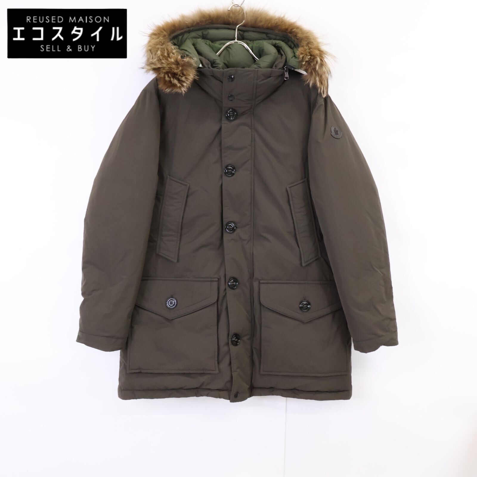 MONCLER モンクレール RIVER リバー ファー フード付き ダウン 1