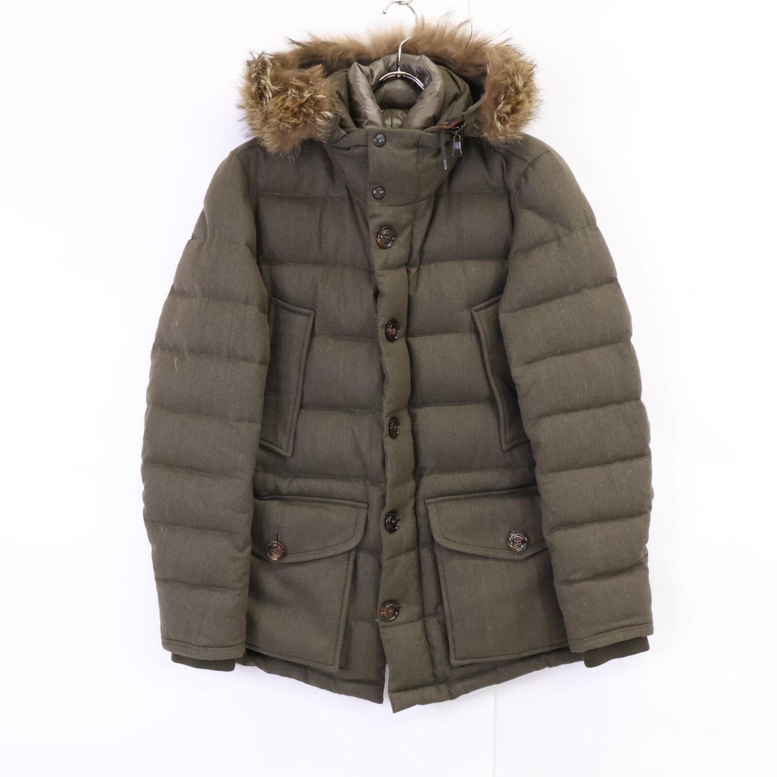 MONCLER モンクレール RETHEL レセル ウール コヨーテファーフード付き ダウン 1