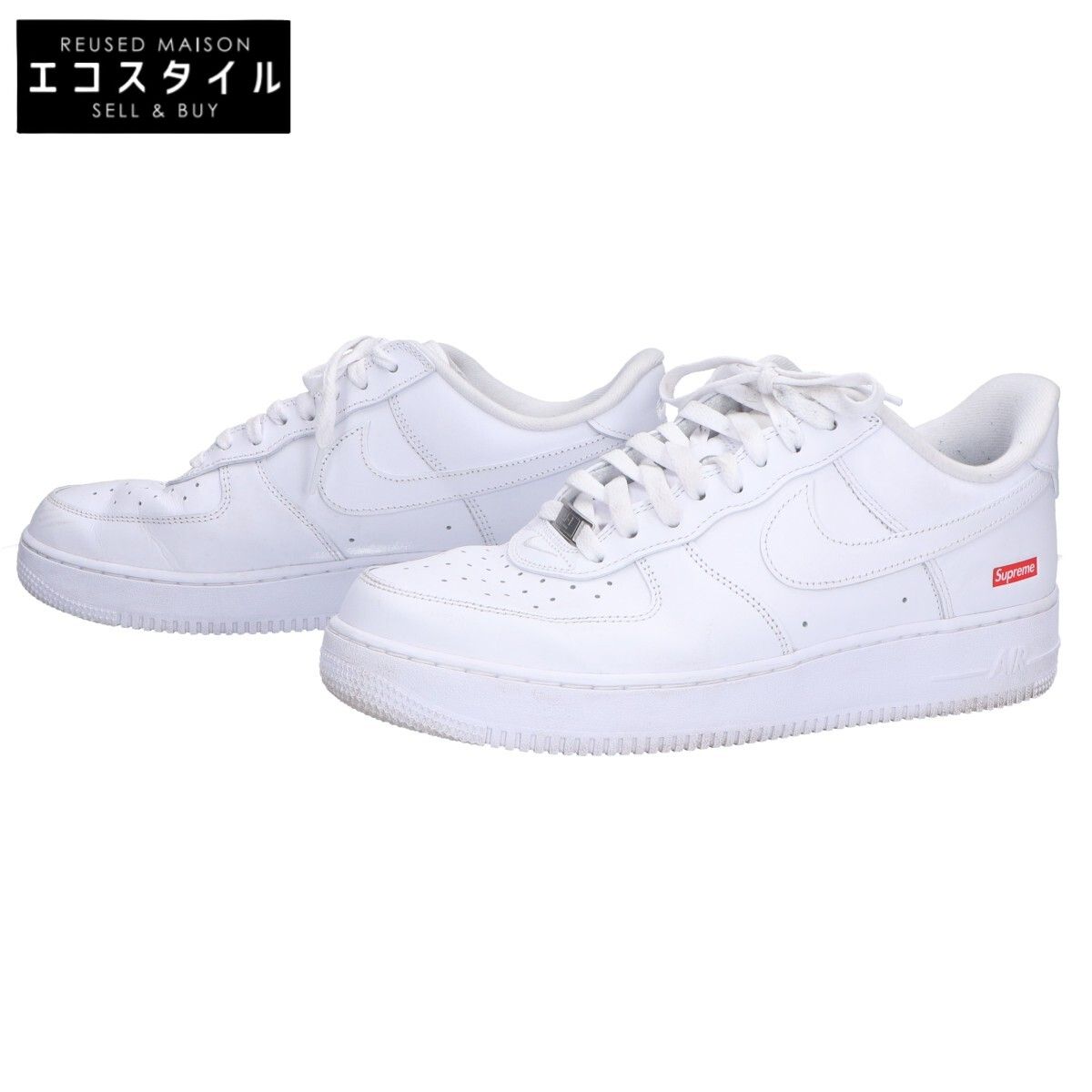 NIKE ナイキ CU9225-100 AIR FORCE 1 LOW/SUPREME エアフォース 1 ロー シュプリーム スニーカー US10