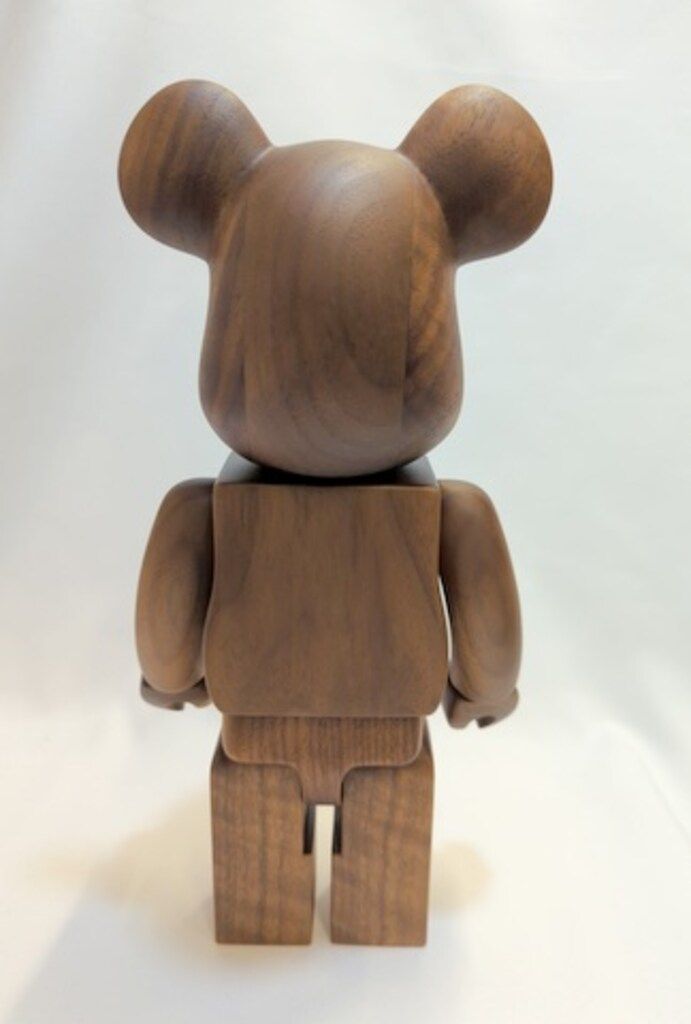 BE RBRICK カリモク 杢 ウォールナット PLUS 400％