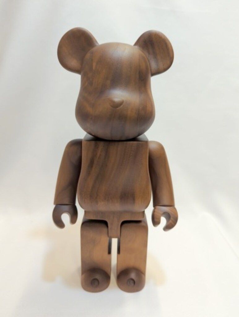 MEDICOMTOY BE RBRICK × カリモク 杢 ウォールナット MEDICOMTOY PLUS EXCLUSIVE 400％
