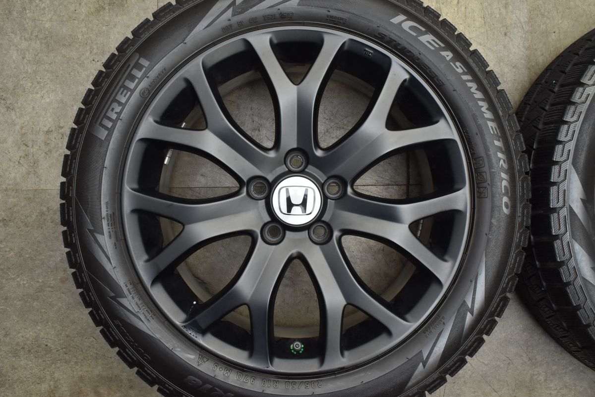 品 ホンダ オデッセイ アブソルート 18 in 7 J 55 PCD 114 3 ピレリ アイスアシンメトリコ 235 50 R RC ヴェゼル エリシオン