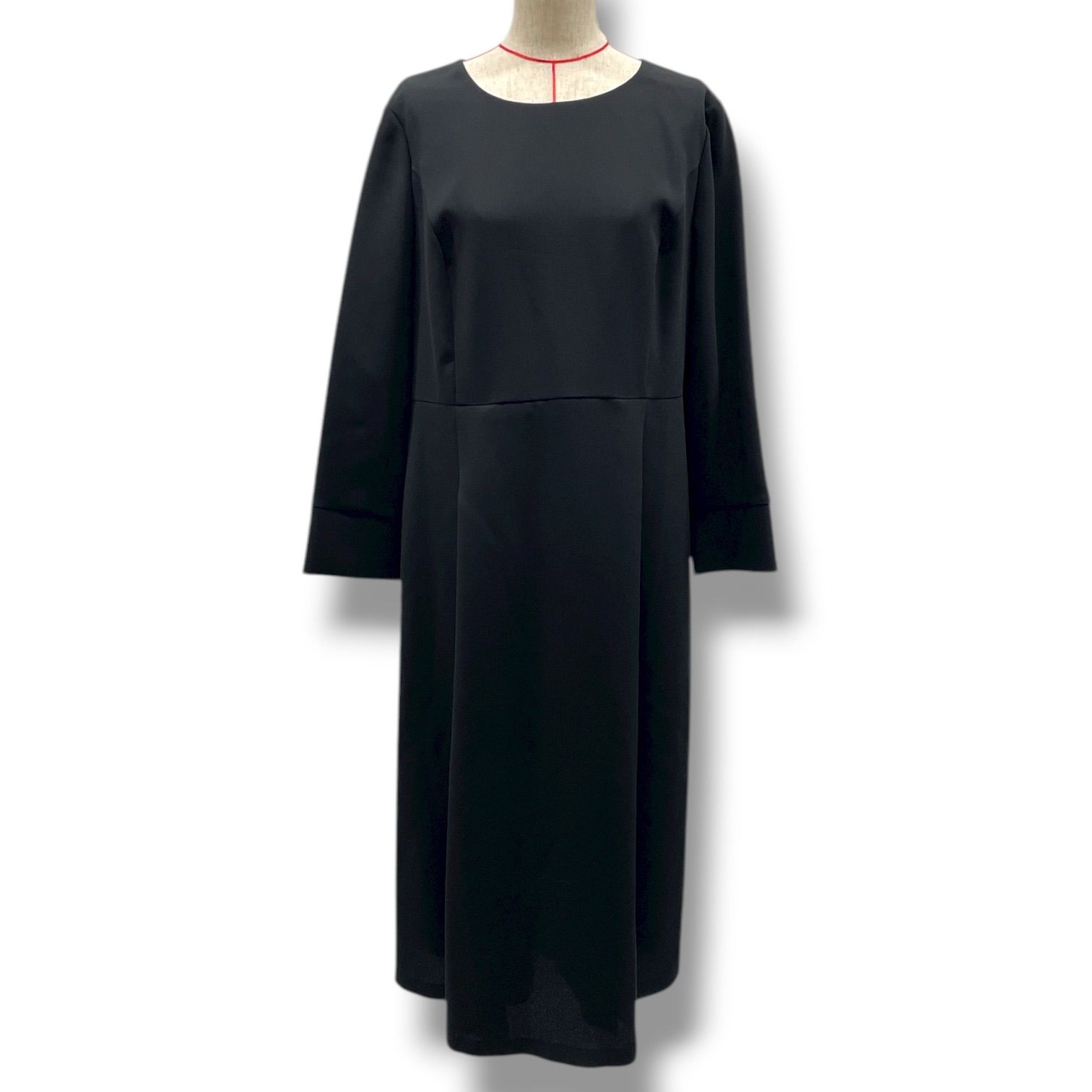 UNTITLED アンタイトル 洗える ソフィアWクロスワンピース ロング フ オケージョン 入学式 卒業式 153-52800 黒 ブラック 4サイズ レディース 通年 ゴーゴー古着マルイファミリー溝口店 23 No.174