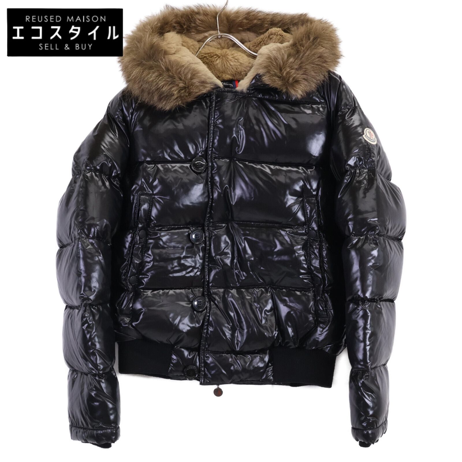 MONCLER モンクレール BULGARIE ブルガリ コヨーテxラビットファーフーディ ダウン 1