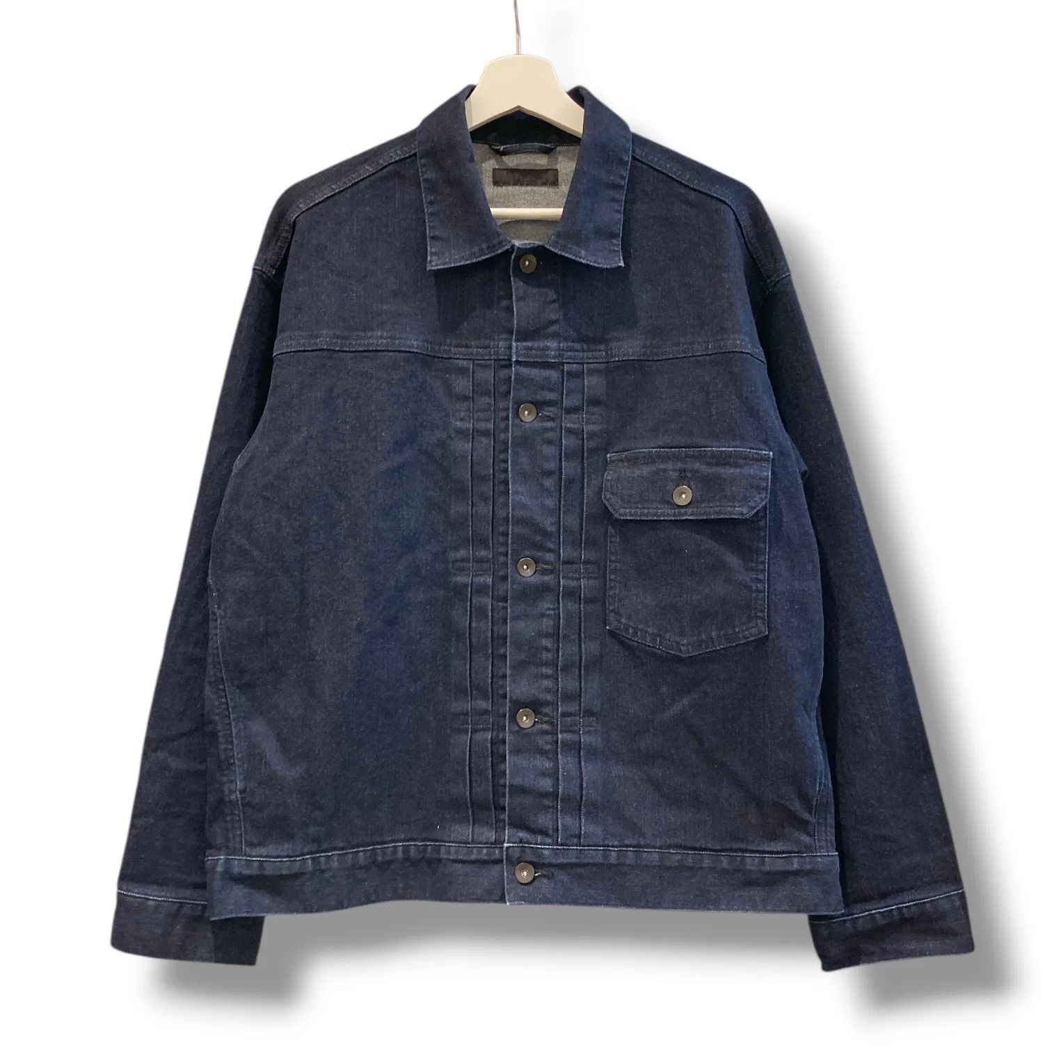 UNIQLO ユニクロ デニムジャケット 453776 ゆったり ストレッチ XL 