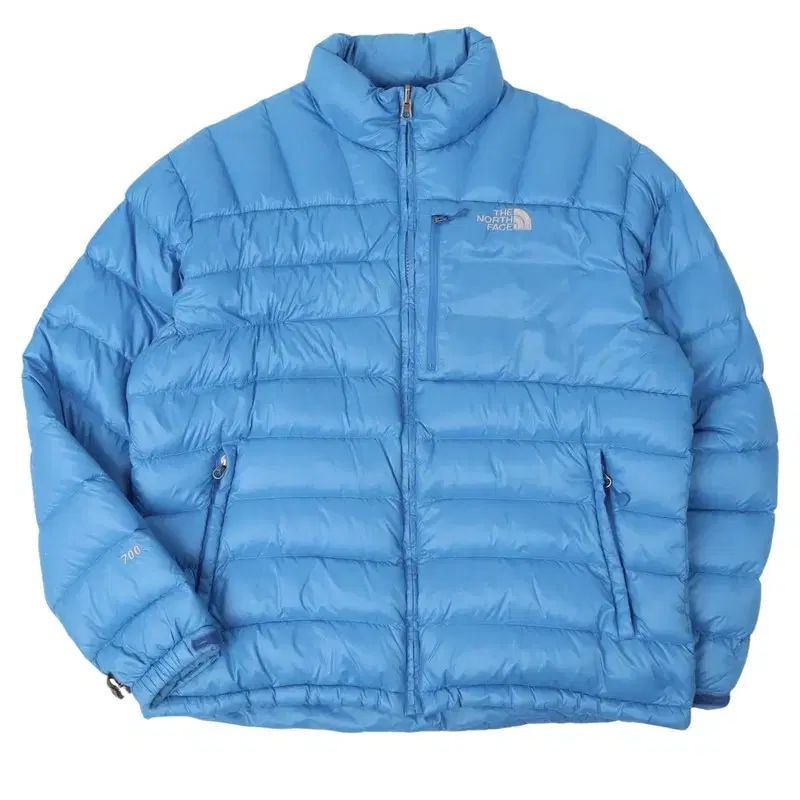 ザノースフェイス ライト ブルー 700 ライト グースダウン ジャケット ダウン