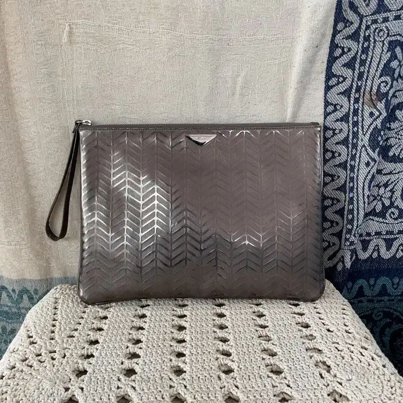 JILLSTUART NEWYORK ジルスチュアート ニューヨーク ロゼラ プリズム グレー クラッチバッグ