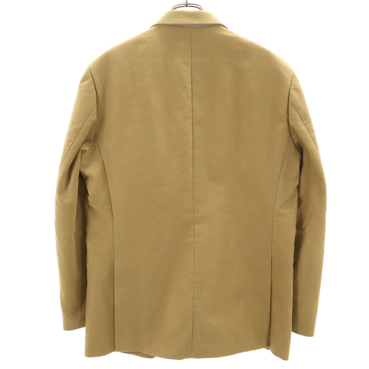 Mr.GENTLEMAN ミスタージェントルマン コットンスエード ダブルブレスト ジャケット L キャメル メンズ 古着