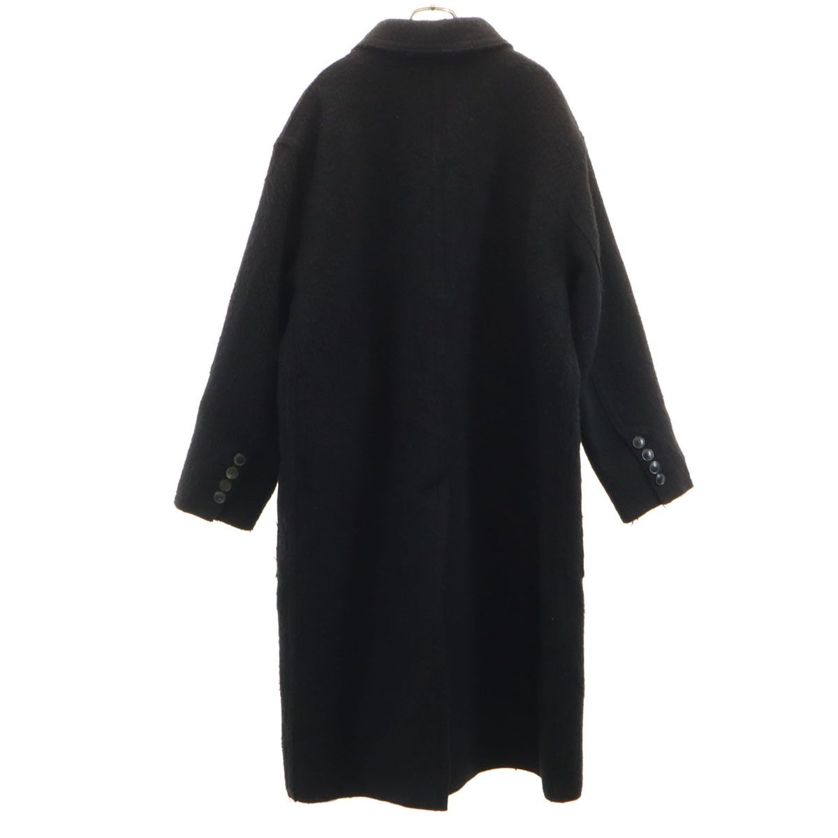 ami alexandre mattiussi アミ アレクサンドル マテュッシ ブルガリア製 オーバーサイズ コート S ブラック メンズ 古着