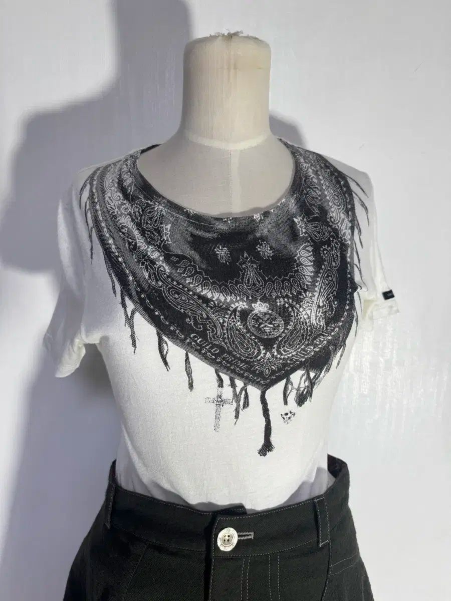 Guild prime バンダナ ストール プリント Tシャツ