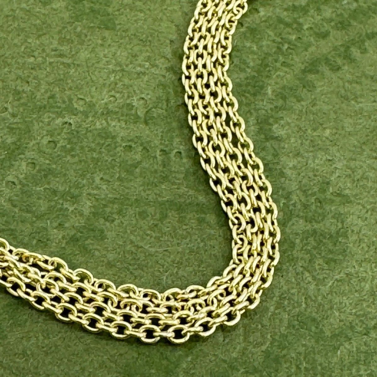 ティファニー K18 チェーンのみ ゴールド 41cm 極細 ネックレス