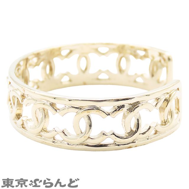 シャネル CHANEL ブレスレット ゴールド メタル ココマーク コスチュームジュエリー GP B 22 P S バングル レディース