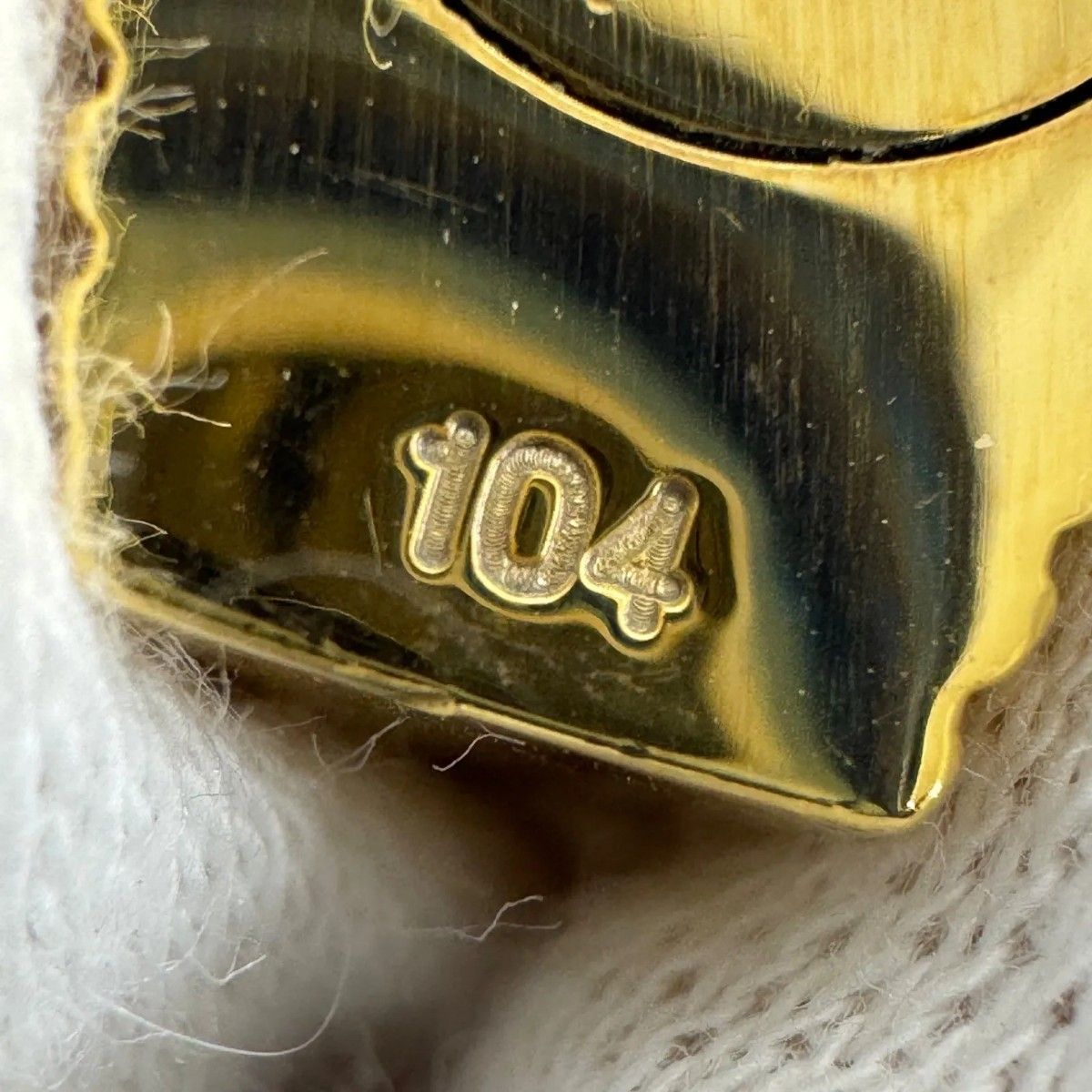 HERMES カデナ ゴールド 104番 チャーム キーホルダー 083515 - メルカリ