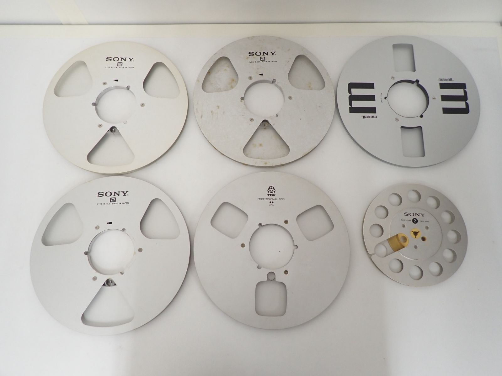 ∴ SONY maxell TDK メタル 空リール 6点まとめセット