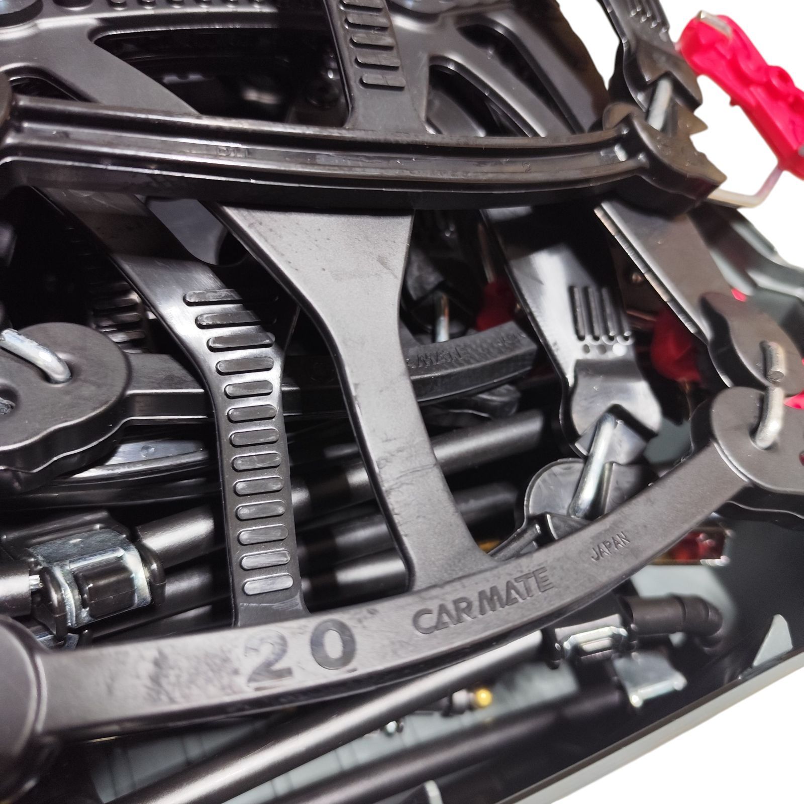 管理番号3110 カーメイト CARMATE 簡単装着 JASAA認定 非金属 タイヤチェーン バイアスロン クイックイージー QE 20 適合