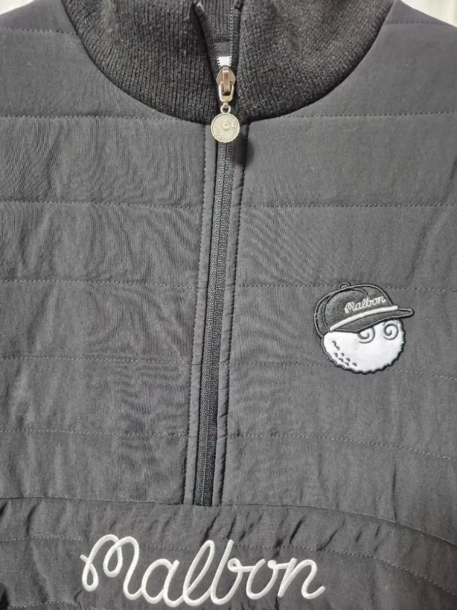 キルティング ハーフネック