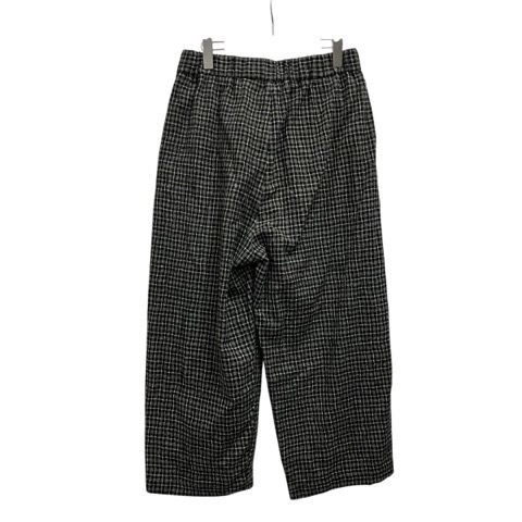 ジャーナル ラックス JOURNAL STANDARD LUXE 24AW パンツ チェック ウエストゴム ウール混 コットン混 24-030-440-0210-4-0 黒 ブラック 白 ホワイト