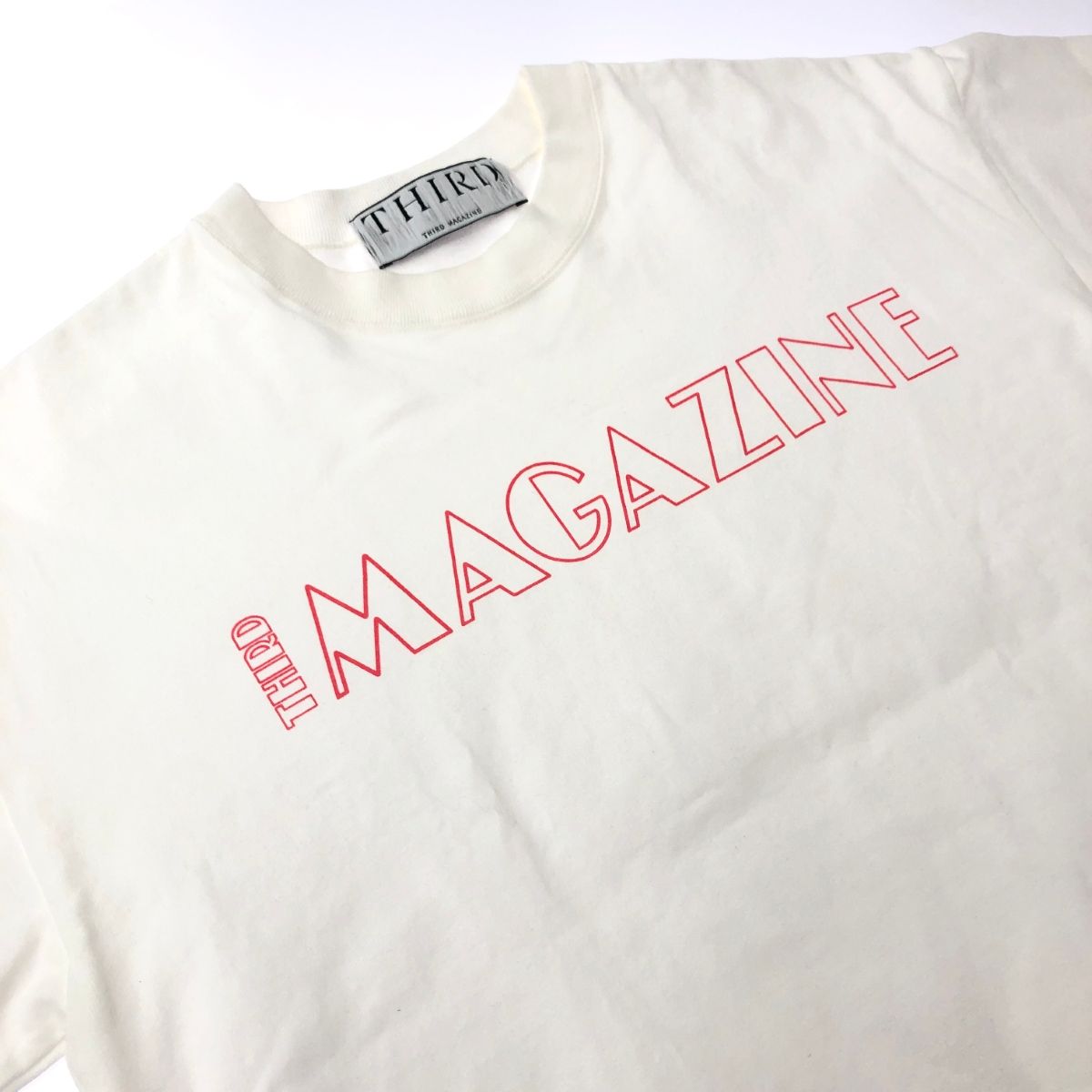 THIRD MAGAZINE サードマガジン VERY別注ビックシルエットロゴTシャツ