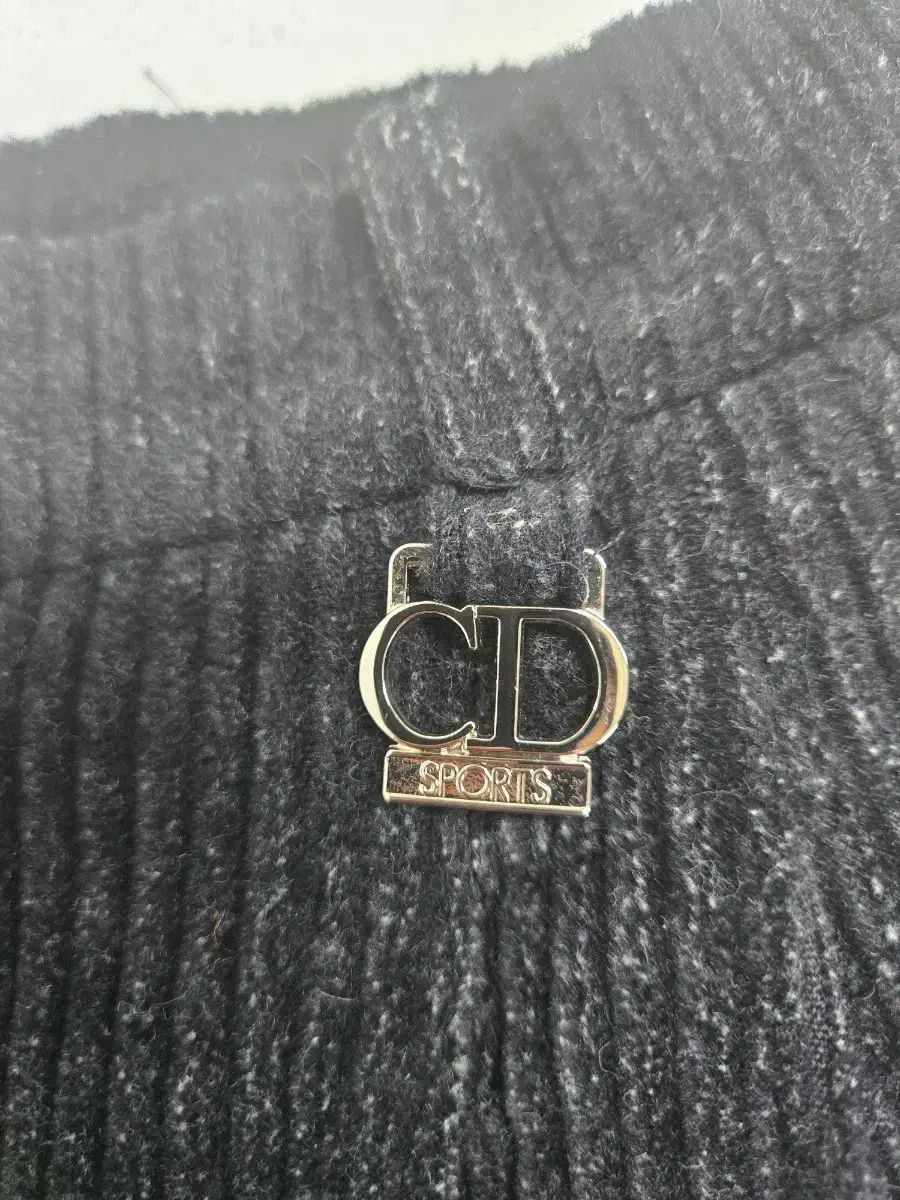 ディオール CD ブラック コーデュロイ ゴールデン ズボン