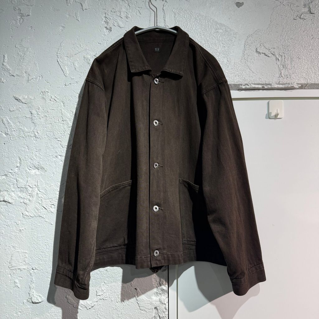 T.T Taiga Takahashi ティーティー 25AW Lot.303 Coverall Jacket デニムカバーオールジャケット ブラウン系 size 40 表参道A11