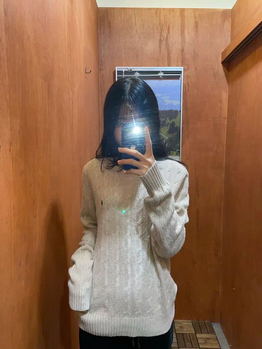 M POLO ポロ ラルフローレン ケーブルニット