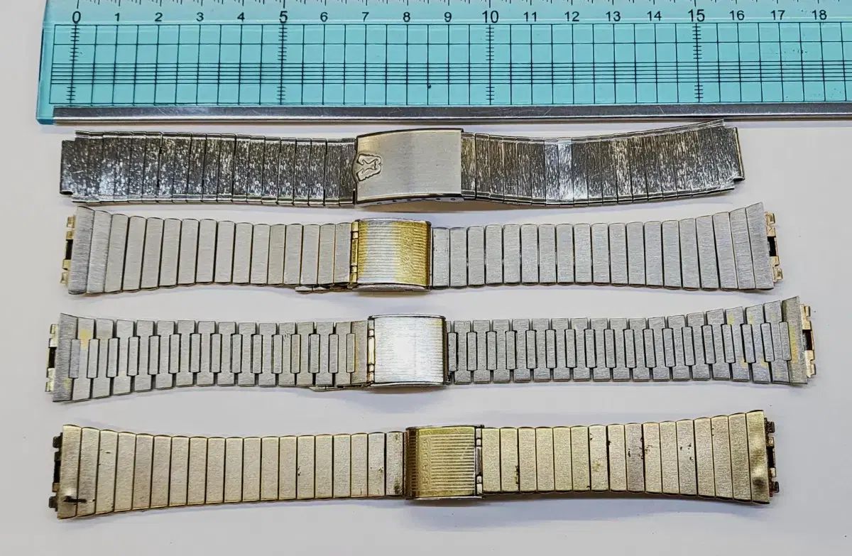 状態の良いラドー金属時計バンド 4点 在庫整理