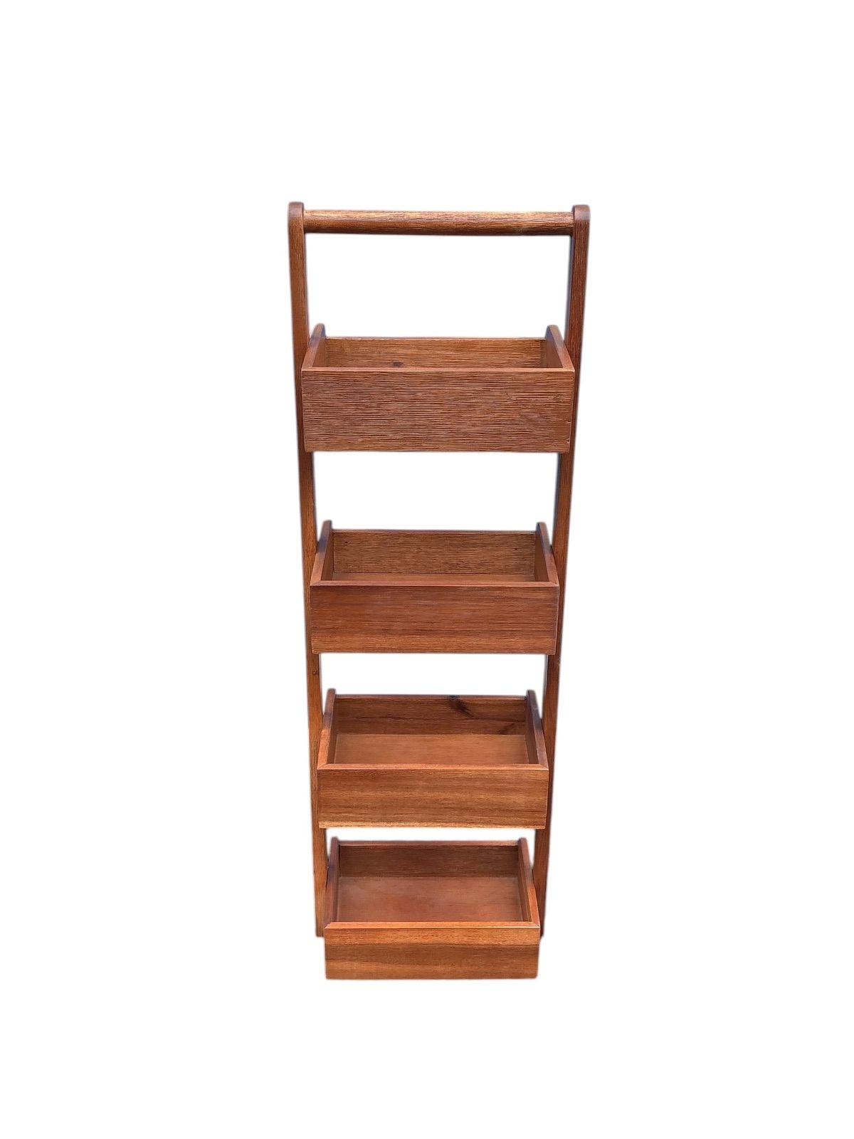 ZARA HOME 4段 ラック 収納 多層収納 アカシア ストレージラック