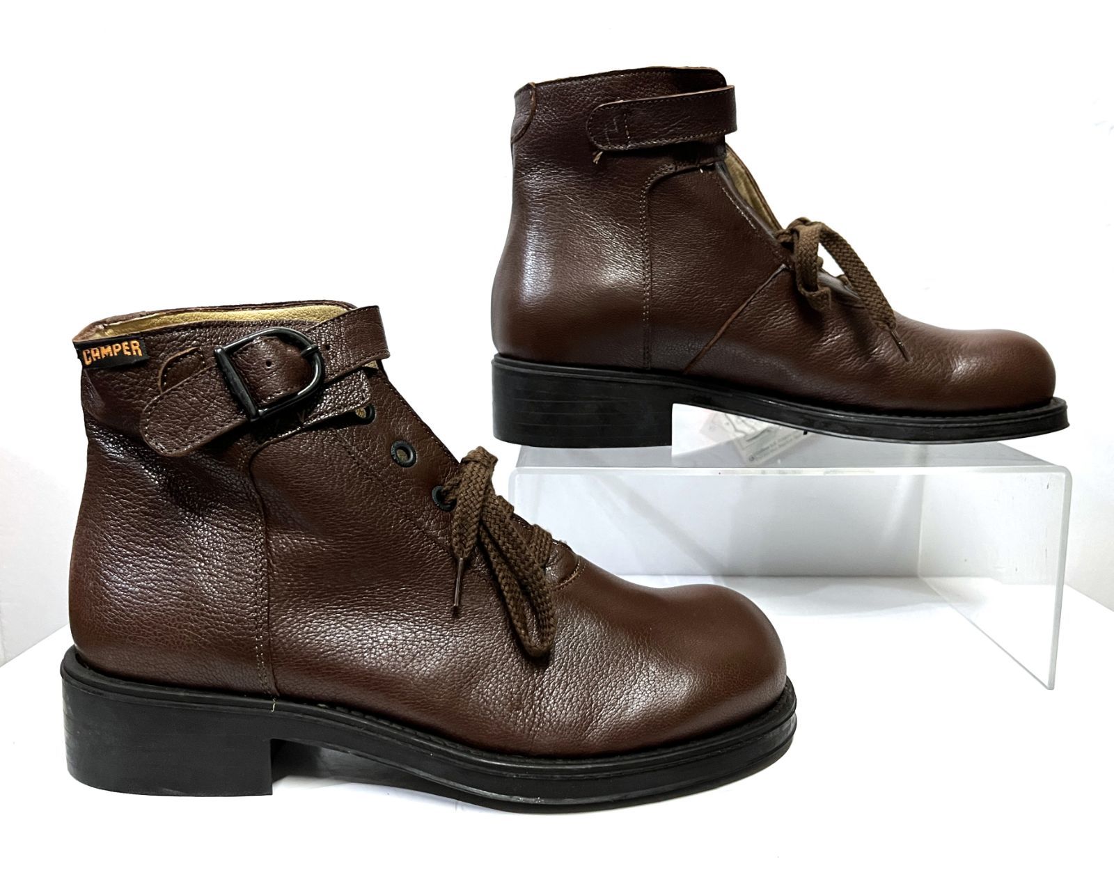  37 23.5 cm CAMPER｜カンペール レザーブーツ ベルト シューズ 靴 KWY その他 ブーツ