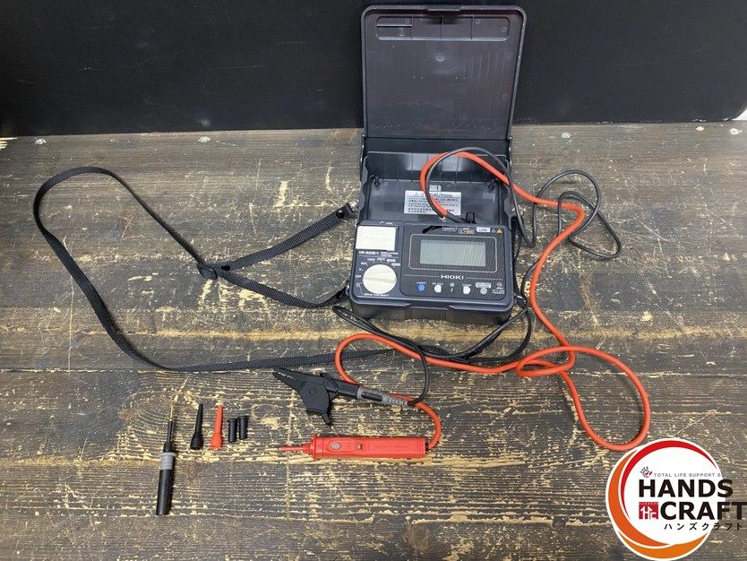 品 HIOKI 日置電機 IR4051 絶縁抵抗計 電源 単3形アルカリ乾電池 LR6 ×4
