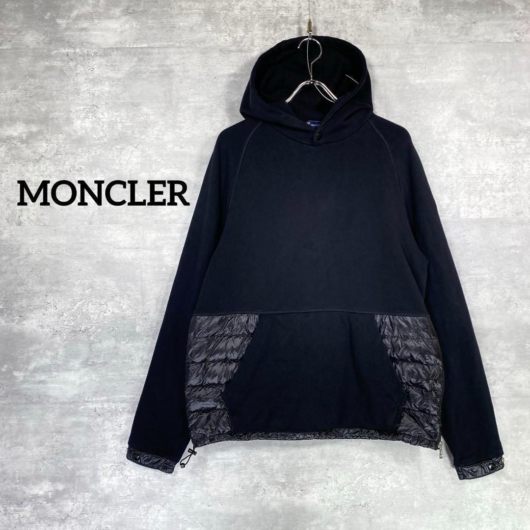 MONCLER モンクレール L ダウン 切り替えパーカー