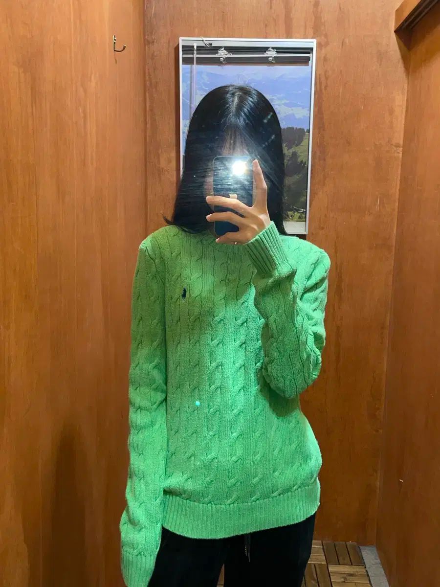 S POLO ポロラルフローレン ケーブルニット