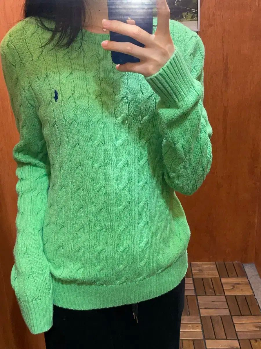S POLO ポロラルフローレン ケーブルニット