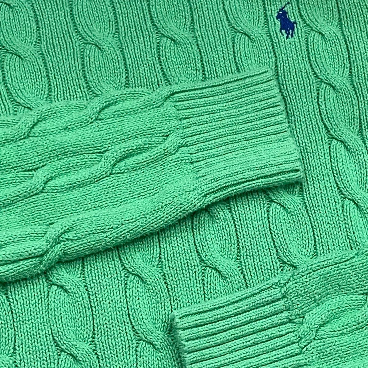 送料無料!! S POLO ポロラルフローレン ケーブルニット 迅速発送