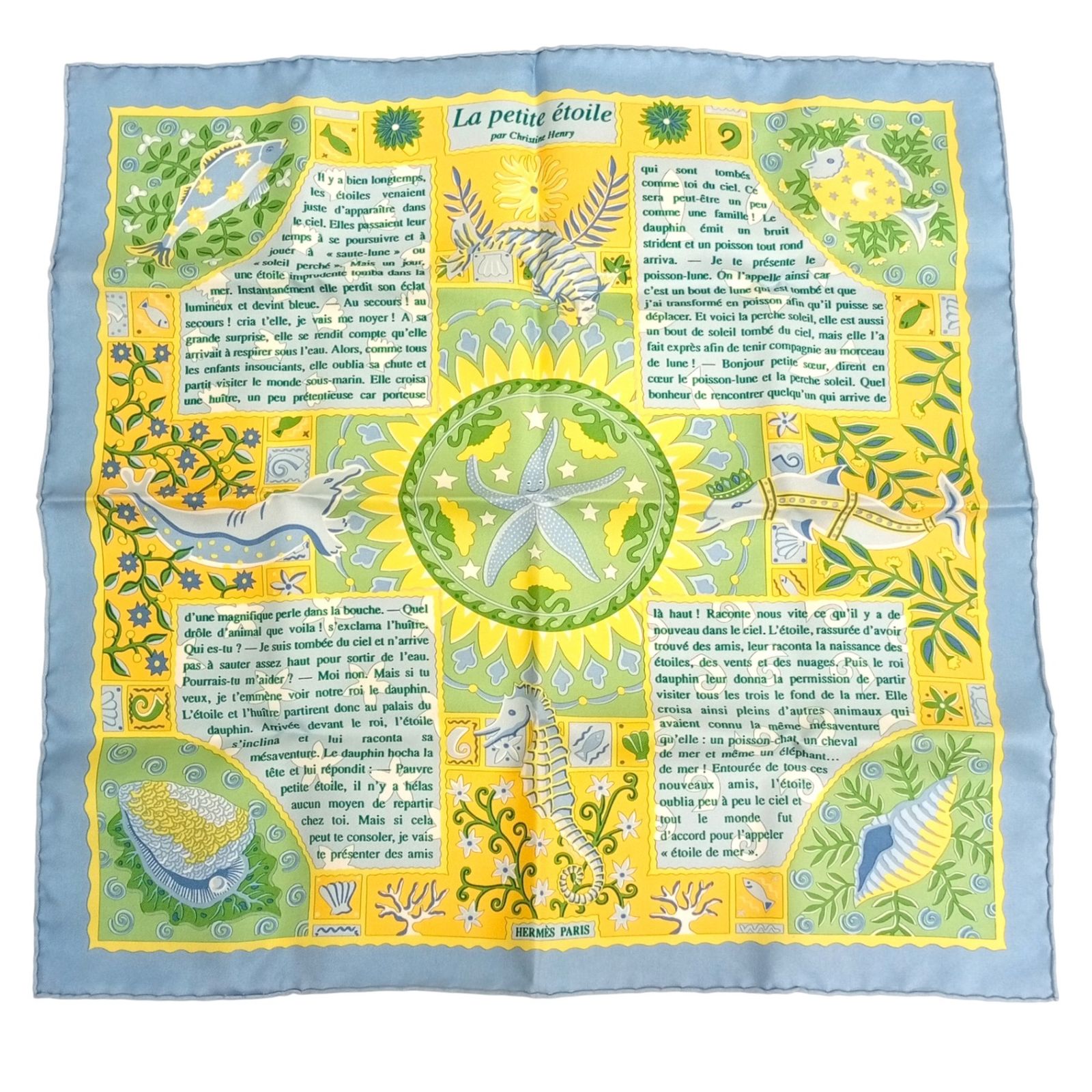 HERMES エルメス スカーフ カレ45 プチカレ LA PETITE ETOILE JA-2