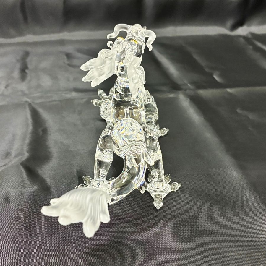 ◇中古美品◇SWAROVSKI【スワロフスキー】ドラゴン 置物 クリスタル