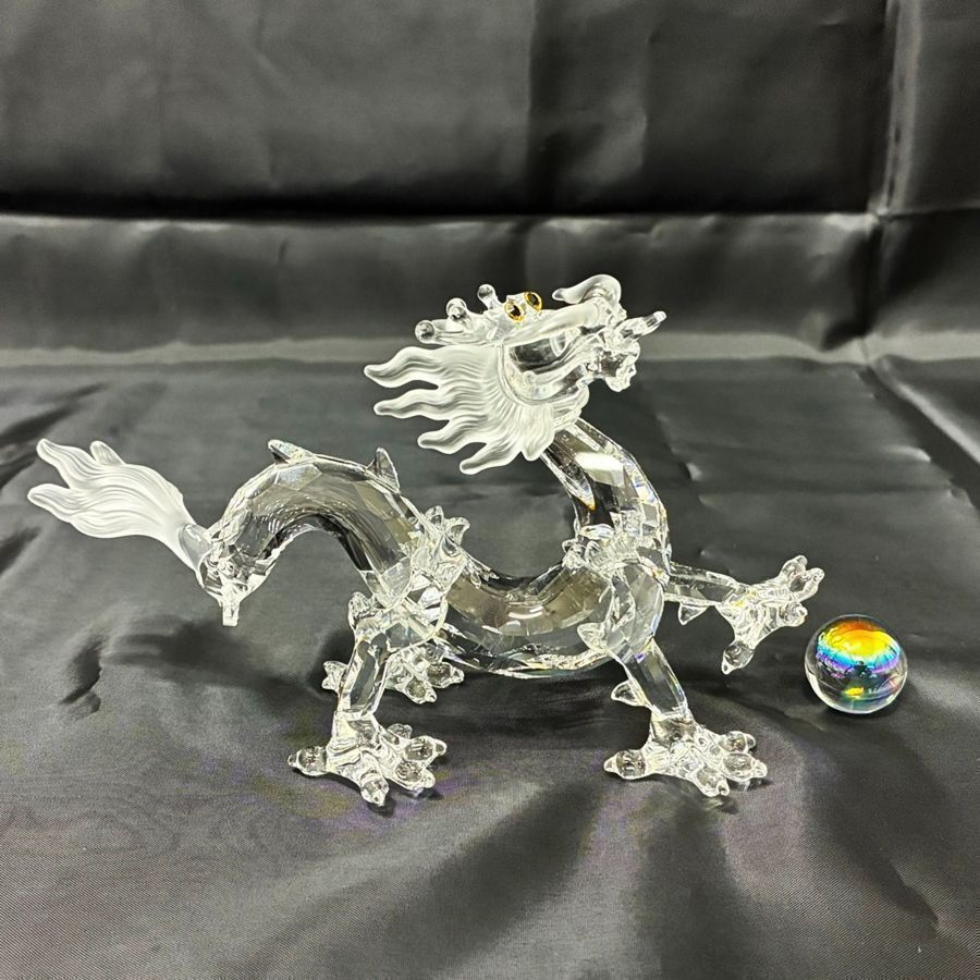 ◇中古美品◇SWAROVSKI【スワロフスキー】ドラゴン 置物 ◇中古美品◇SWAROVSKI【スワロフスキー】ドラゴン 置物