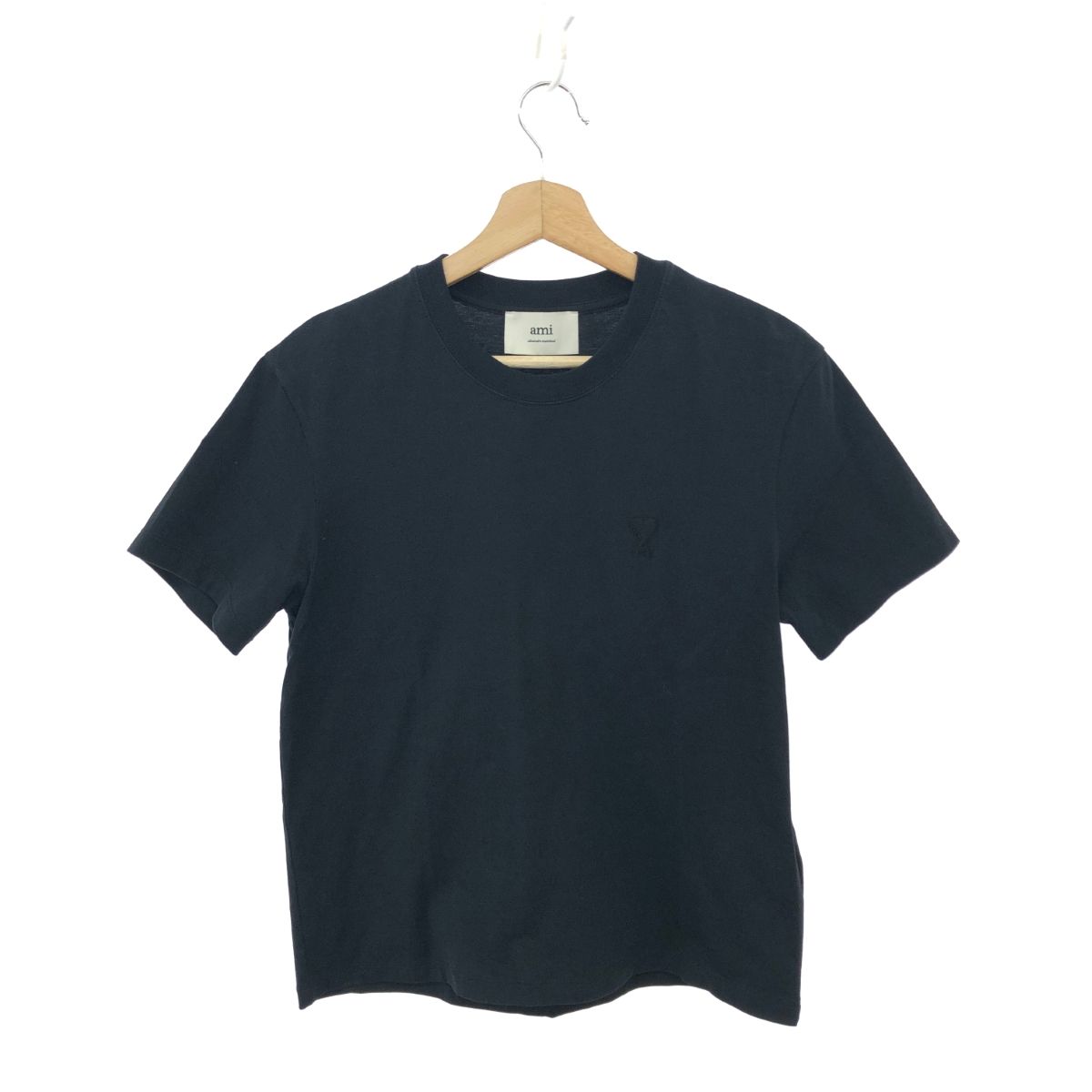 ami PARIS アミパリス 半袖カットソー サイズ:XS Tシャツ/ロゴ刺繍 