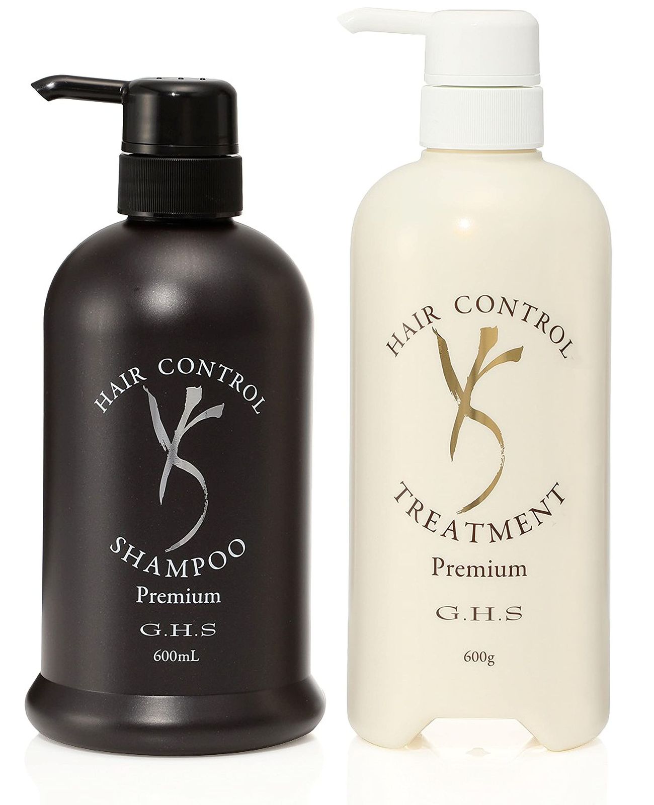 ヘアコントロール シャンプー-トリートメント G.H.S GHS ジーエイチエス セット 600ml 600g