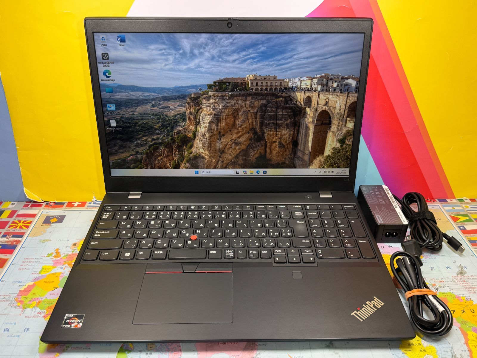 美品 レノボ L15 FHD 15.6型 ノートPC Office2024 16GB レノボ L15 15.6型 Office2024 ノートPC 外観綺麗 - メルカリ