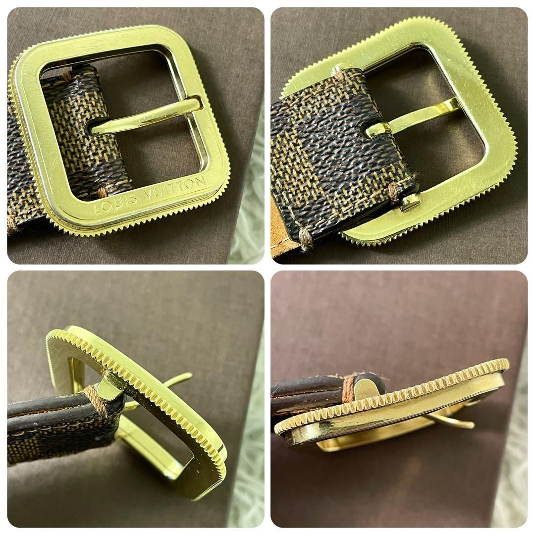 ルイヴィトン サンチュール トレゾールベルト ダミエ M 9729 ベルト